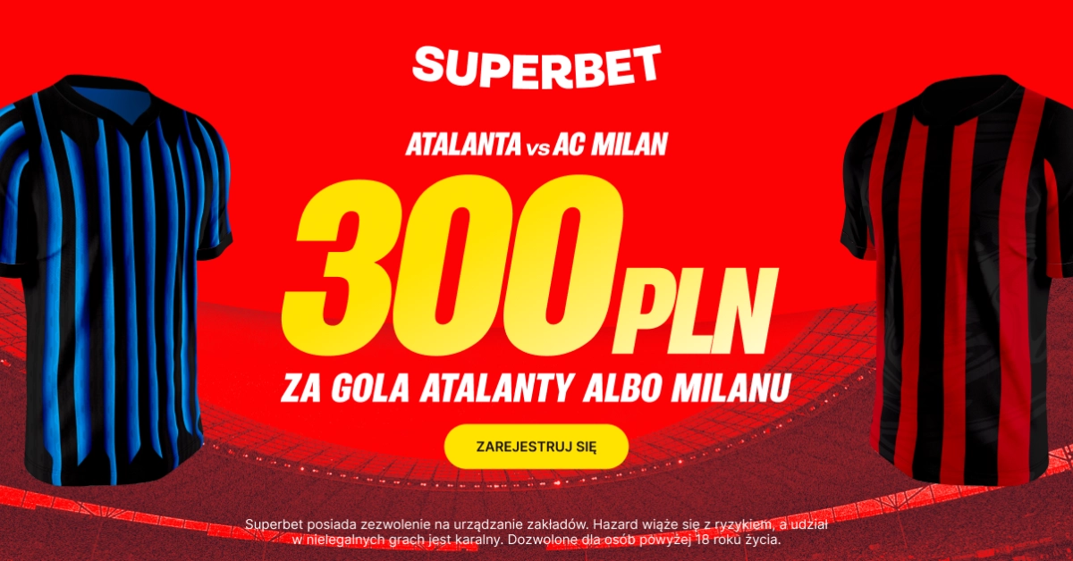 Bonus za gola w meczu Atalanta – Milan