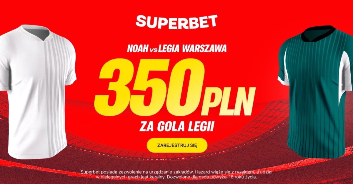 350 PLN za gola Legii, Lecha lub Jagiellonii