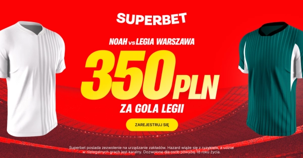350 PLN za gola Legii, Lecha lub Jagiellonii