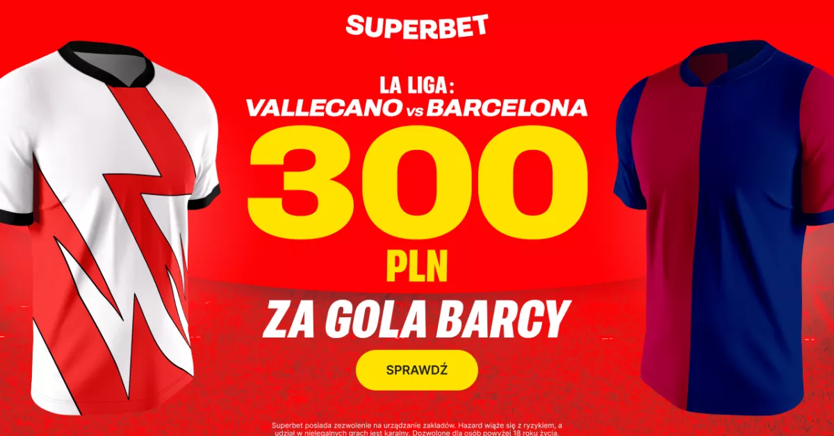 Gol Barcy warty 300 PLN
