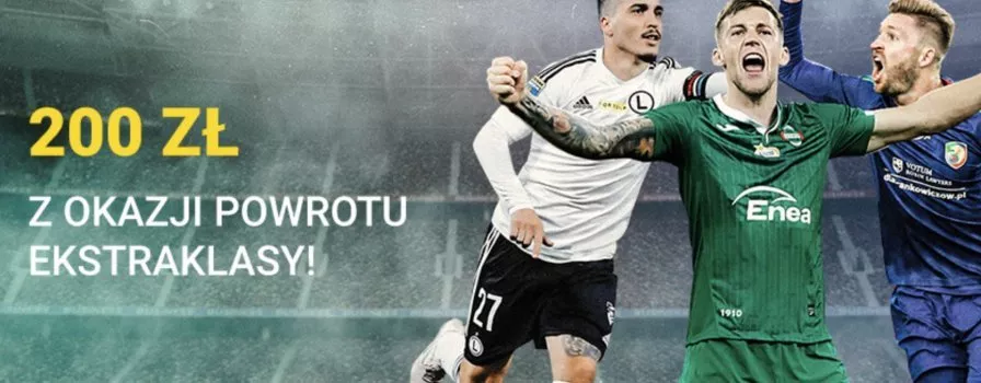 Kto wygra na start Ekstraklasy? 200 PLN od Fortuny!