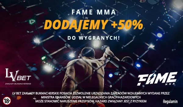 FAME MMA 2 z premią LvBET!