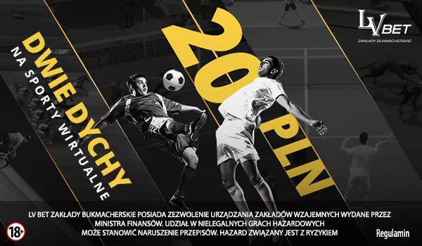 20 PLN na Wirtualne Sporty LvBET