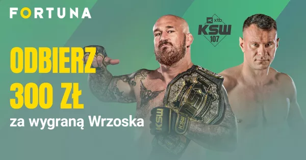 Bonus od Fortuny za zwycięstwo Arkadiusza Wrzoska
