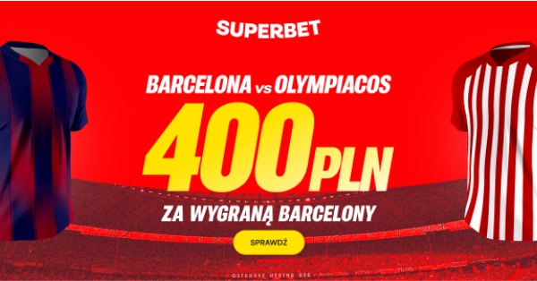 400 PLN za wygraną Barcy w Lidze Mistrzów