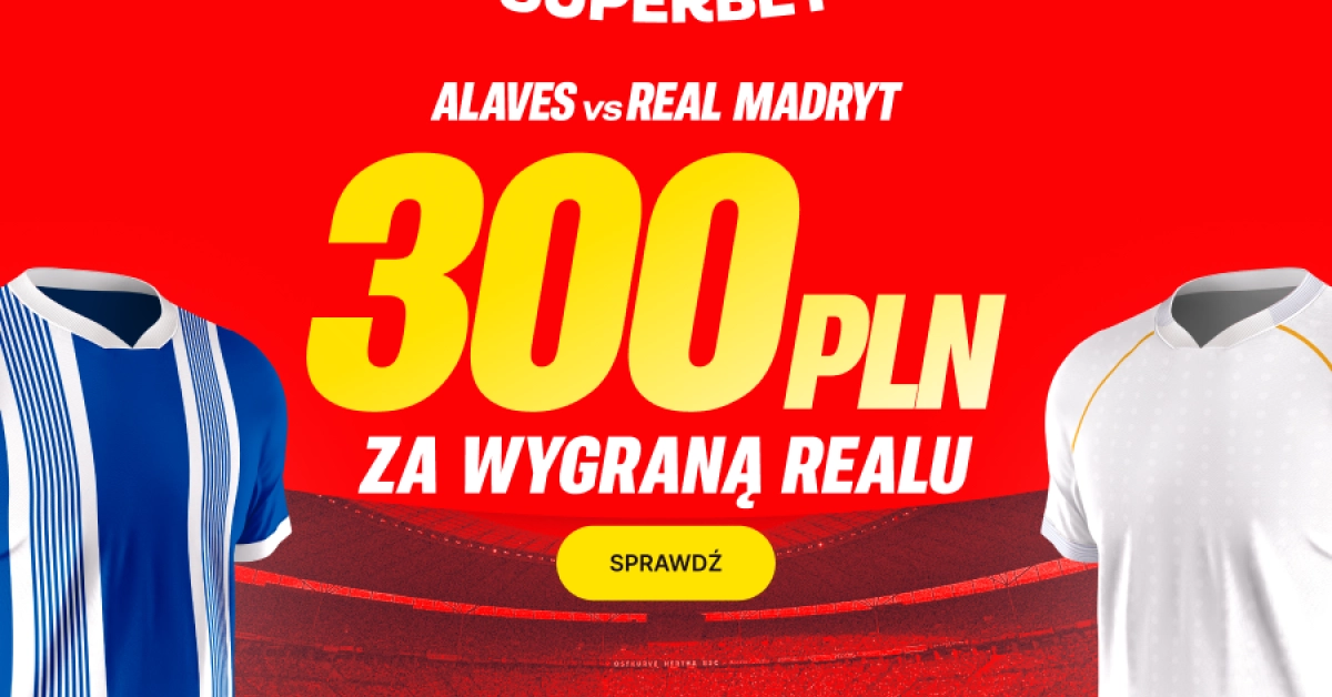 Wygrana Barcy lub Realu daje bonus 300 PLN!