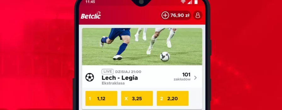 Legalny bukmacher BetClic.pl