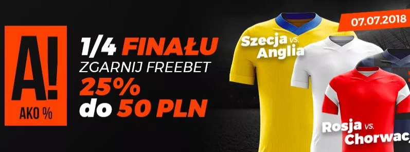 50 PLN na sobotę na MŚ 2018!
