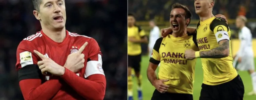 Bayern Borussia transmisja online. Stream za darmo!