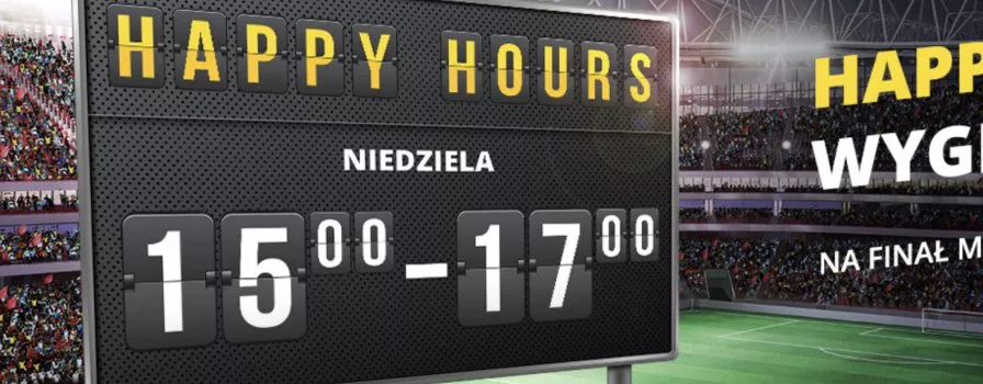 Happy Hours Fortuna. Większe wygrane o 14 procent