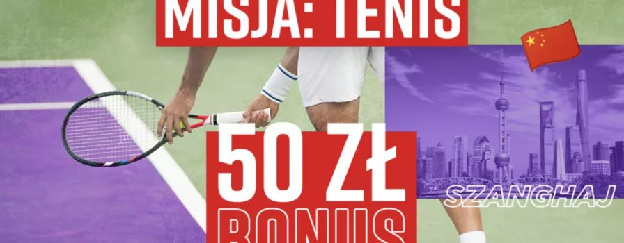 Misja Tenis w Betclic. Bonus 50 PLN