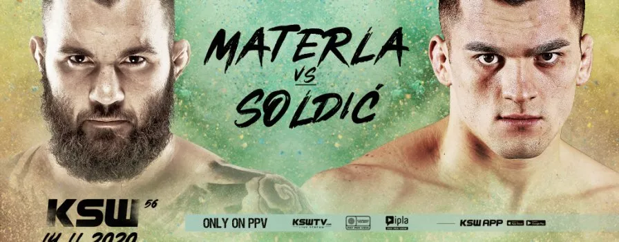 KSW 56: Materla vs Soldić w walce wieczoru! [Sprawdź kartę walk]