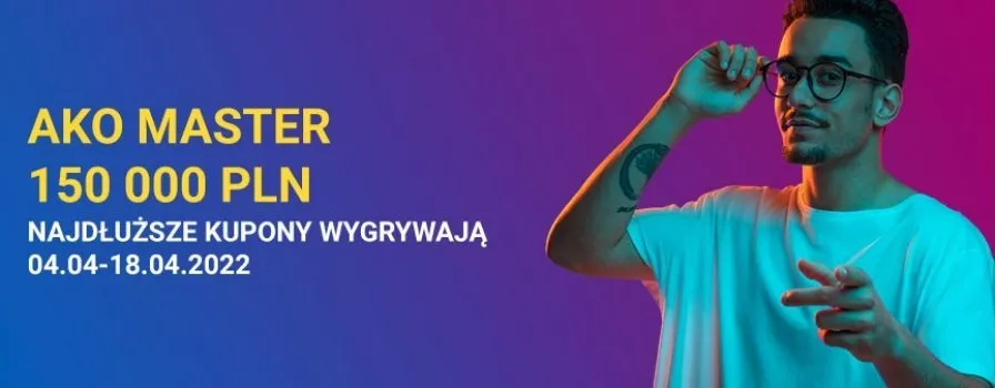 Fortuna AKO Master. 150.000 zł do wygrania! (4-18 kwietnia)