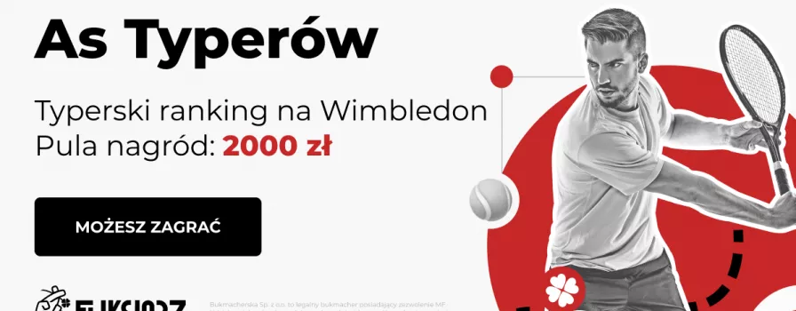 As Typerów Wimbledon 2022. Do wygrania 2000 zł!
