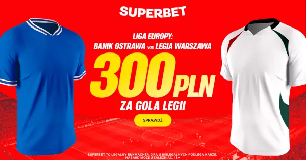 Bonus 300 PLN za trafny typ na gola w Ostravie
