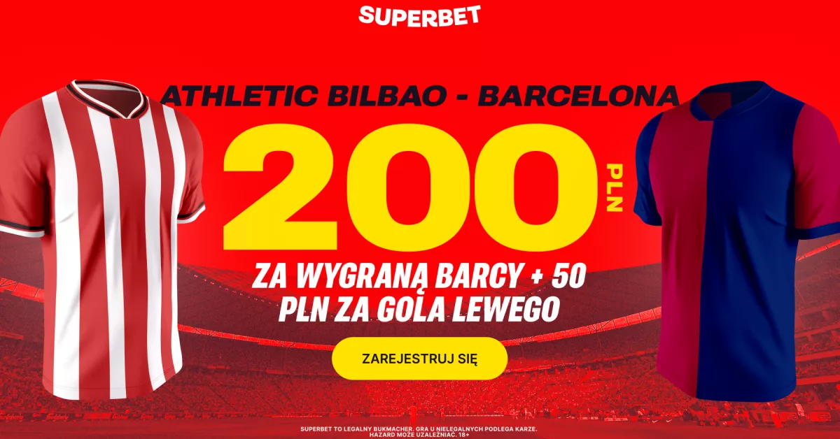 200 PLN + 50 za gola Lewego!