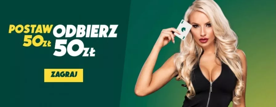 Poniedziałkowe 50 PLN od Betfan na karty online!