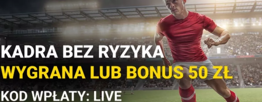 kod dla obecnych. Premia 50 PLN na live!