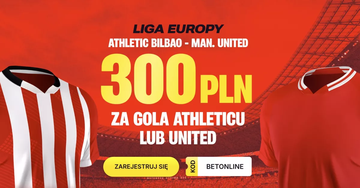300 PLN na mecz Bilbao z Manchesterem