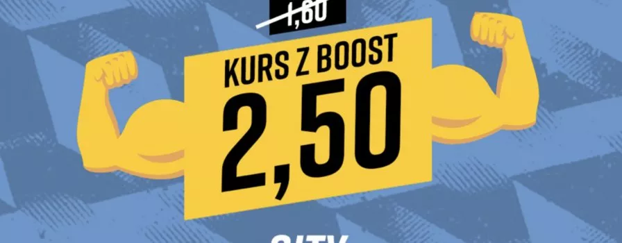 Boost Betclic na derby Manchesteru. City po kursie 2.50!