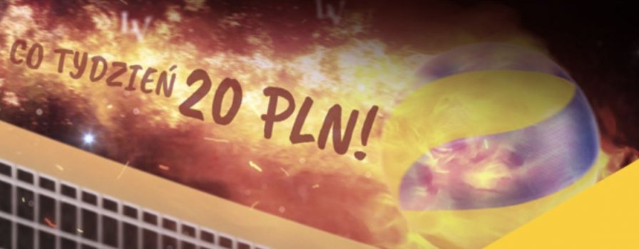Siatkarski bonus 20 PLN w LvBET
