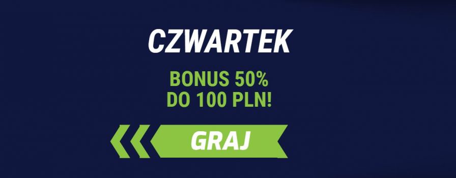 Bonus reload 50 procent do 100 PLN w forBET!