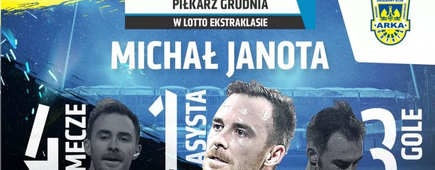 Janota piłkarzem miesiąca!