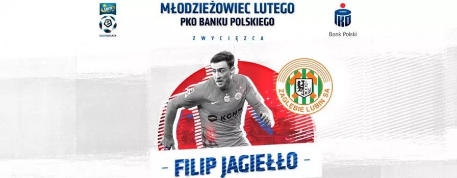 Jagiełło młodzieżowcem miesiąca!