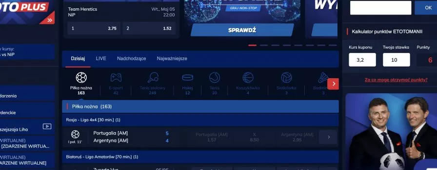 Etoto Betgames - poker online i nie tylko. Legalne karty dla typerów!