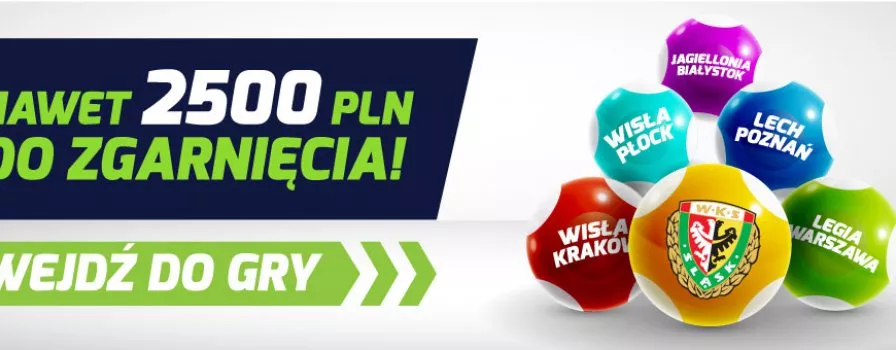 Wytypuj Ekstraklasę i wygraj 2500 PLN!