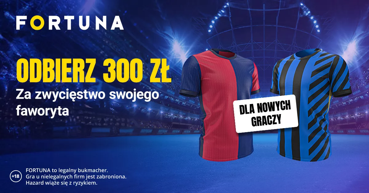 300 PLN za typowanie meczu Barcelona – Inter