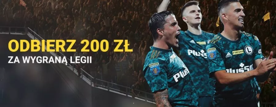 200 PLN od Fortuny na hit Lech - Legia