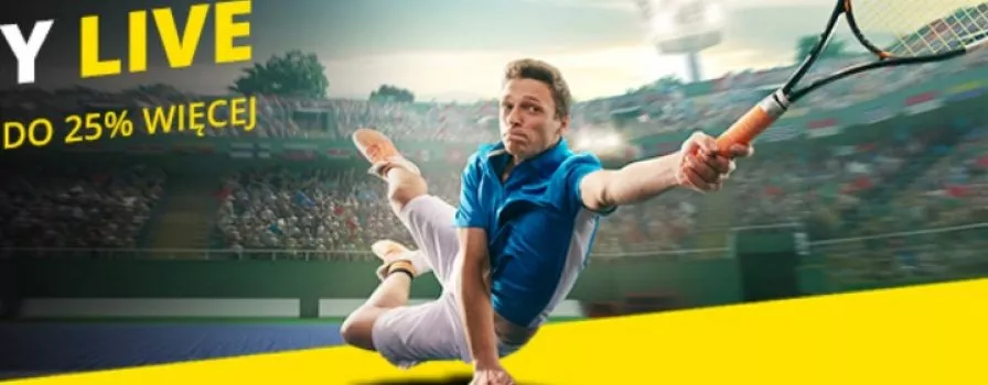 25 procent wygranych ekstra w US Open!