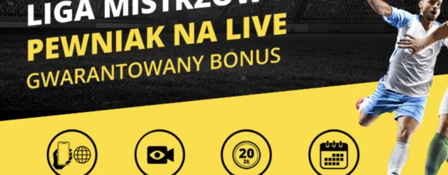 Fortuna Pewniak - 20 PLN dla każdego na Ligę Mistrzów!