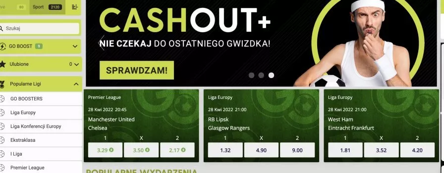 Legalny bukmacher GoBet. Bonus, kod promocyjny, gra bez podatku