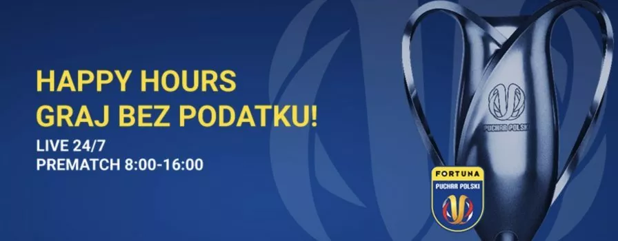Finał Pucharu Polski. W Fortunie obstawianie bez podatku!