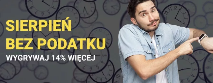 Fortuna kalendarz promocji - sierpień 2022. Kiedy bez podatku?