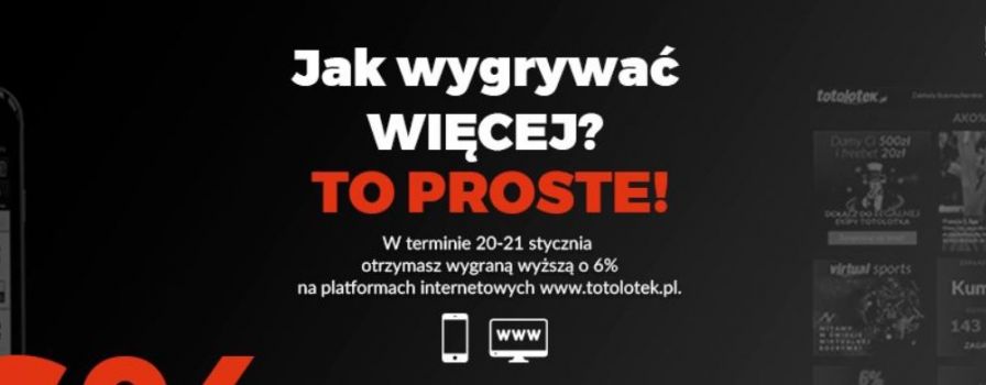 Weekend z mniejszym podatkiem w Totolotku!