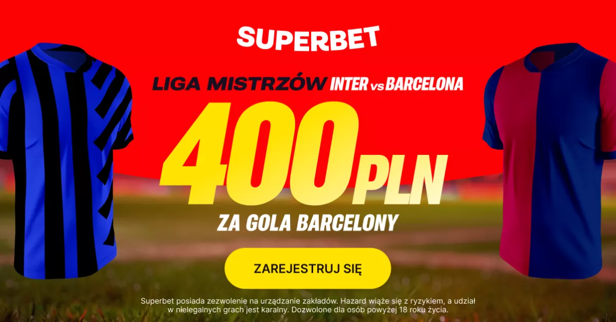 400 PLN za gola Barcy z Interem
