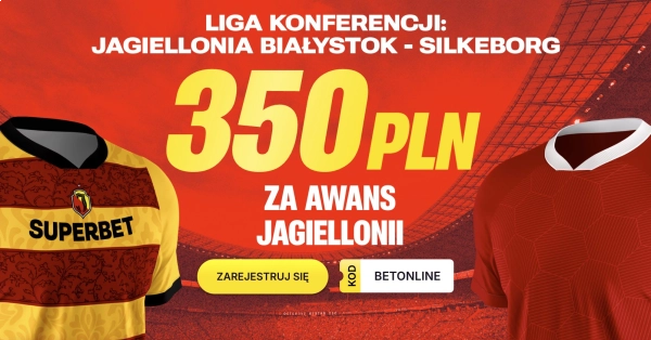 350 PLN za awans Jagiellonii od Superbet