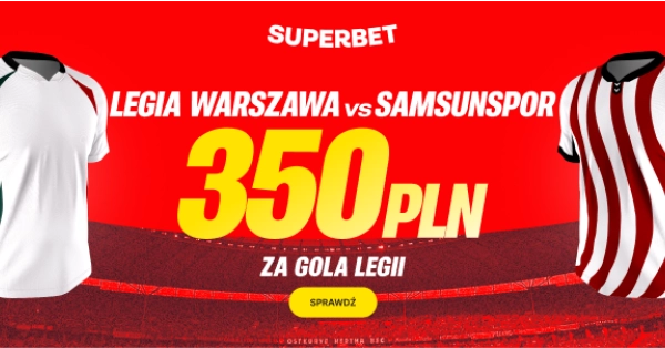 350 PLN na pucharowy mecz Legii