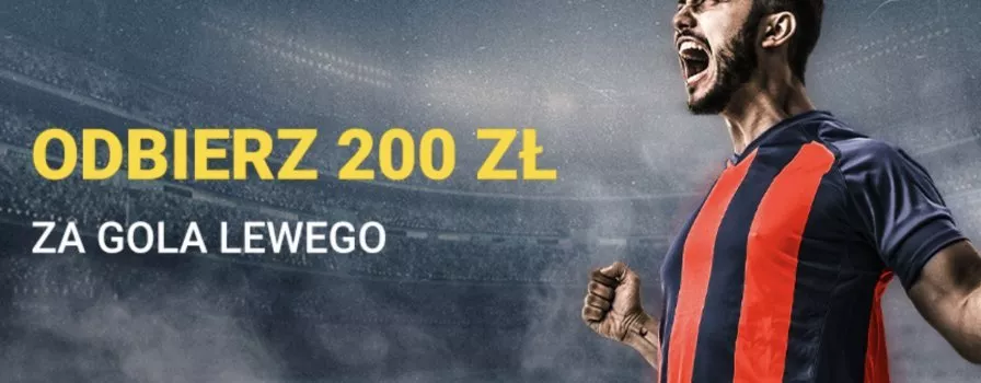 4 zł postawione na gola Lewandowskiego to ponad 200 zł wygranej!