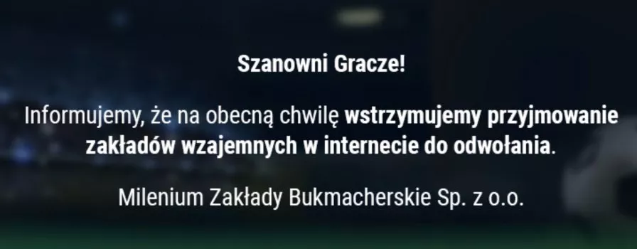 Co dalej z bukmacherem Milenium?