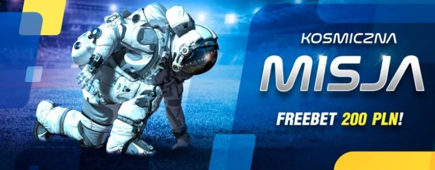 Kosmiczna Misja w BetCris. 200 PLN jako freebet!