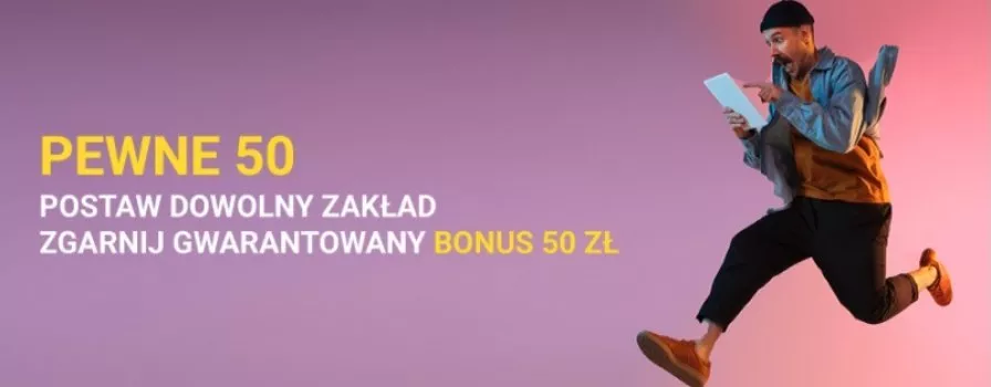 Gwarantowany bonus 50 zł od Fortuny na 12 kwietnia!