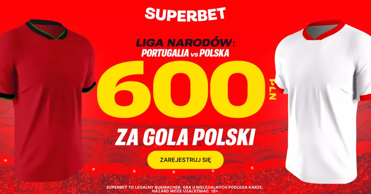 Polska strzeli Portugalii? Kurs 300.0!