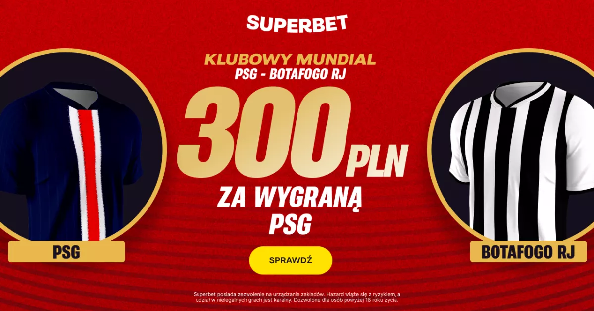 300 PLN za wygraną PSG w 2. kolejce KMŚ