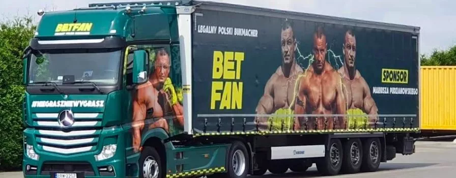 Pudzianowski pokazał ciężarówkę od Betfan