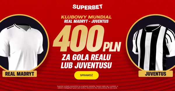 Premia za bramkę Juventusu lub Realu
