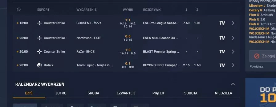 Zakłady e-sport w STS. Co zawiera oferta bukmachera?